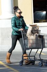 NAYA RIVERA in Leggings Shopping at Gelson