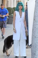 NICOLE RICHIE on the Set of a Photoshoot in Beverly Hills