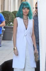 NICOLE RICHIE on the Set of a Photoshoot in Beverly Hills