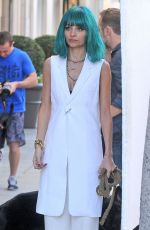 NICOLE RICHIE on the Set of a Photoshoot in Beverly Hills