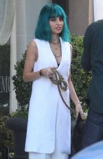 NICOLE RICHIE on the Set of a Photoshoot in Beverly Hills