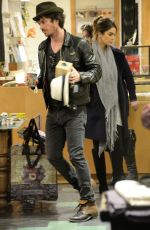 NIKKI REED and Ian Somerhalder Out Shopping in West Hollywood