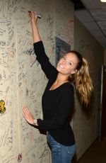 NINA AGDAL on the Set of Good Day in New York