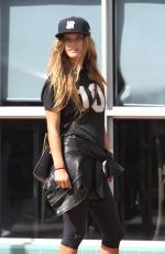 NINA AGDAL Out and About in Miami 3001