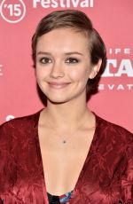OLIVIA COOKE at Me & Earl & The Dying Girl Premiere at 2015 Sundance Film Festival