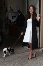 OLIVIA MUNN Walks Her Dog Out in New York 1501