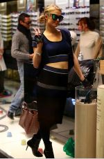 PARIS HILTON Out Shopping in Milan 2101