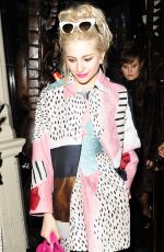 PIXIE LOTT Arrives at Mahiki Nightclub in London 1301