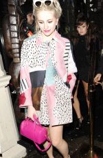 PIXIE LOTT Arrives at Mahiki Nightclub in London 1301
