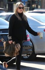 Pregnant ALI LARTER Leaves Whole Foods in West Hollywood