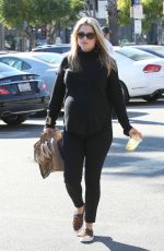 Pregnant ALI LARTER Leaves Whole Foods in West Hollywood
