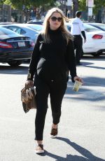 Pregnant ALI LARTER Leaves Whole Foods in West Hollywood