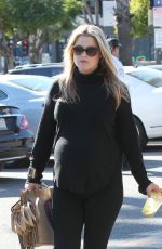 Pregnant ALI LARTER Leaves Whole Foods in West Hollywood