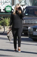 Pregnant ALI LARTER Leaves Whole Foods in West Hollywood