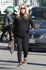 Pregnant ALI LARTER Leaves Whole Foods in West Hollywood