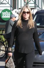 Pregnant ALI LARTER Leaves Whole Foods in West Hollywood