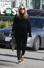 Pregnant ALI LARTER Leaves Whole Foods in West Hollywood