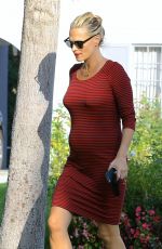 Pregnant MOLLY SIMS Out and About in Los Angeles 2101