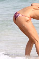 RAFFAELLA MODUGNO in Bikini at a Beach in Miami 0301