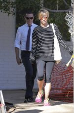 REESE WITHERSPOON in Leggings Out and About in Los Angeles 1501