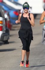 REESE WITHERSPOON in Tights Out Jogging in Brentwood 2101