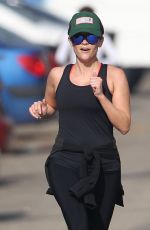 REESE WITHERSPOON in Tights Out Jogging in Brentwood 2101