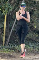 REESE WITHERSPOON in Tights Out Jogging in Brentwood 2101