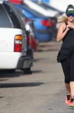 REESE WITHERSPOON in Tights Out Jogging in Brentwood 2101