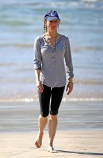 RENE ZELLWEGER in Leggings at a Beach in Hawaii 0501