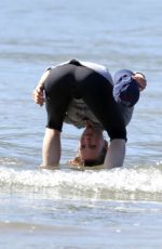 RENE ZELLWEGER in Leggings at a Beach in Hawaii 0501