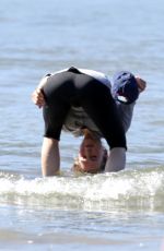 RENE ZELLWEGER in Leggings at a Beach in Hawaii 0501