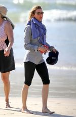 RENE ZELLWEGER in Leggings at a Beach in Hawaii 0501