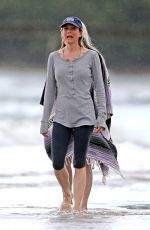 RENE ZELLWEGER in Leggings at a Beach in Hawaii 0501
