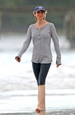 RENE ZELLWEGER in Leggings at a Beach in Hawaii 0501
