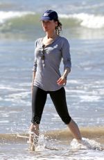 RENE ZELLWEGER in Leggings at a Beach in Hawaii 0501