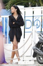 RIHANNA in Bikini at a Beach in St. Barts