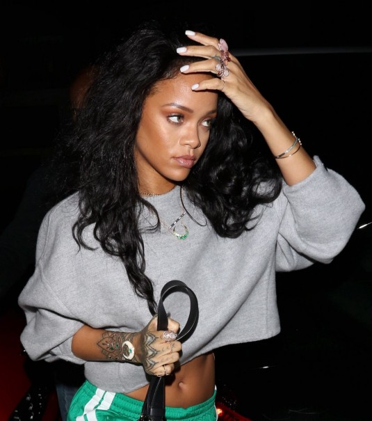 RIHANNA Out in Los Angeles