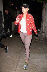 RITA ORA Arrives at Matsuhisa Restaurant in Beverly Hills