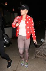 RITA ORA Arrives at Matsuhisa Restaurant in Beverly Hills