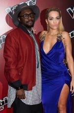 RITA ORA at The Voice UK Series 4 Launch Photocall in London