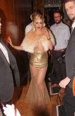RITA ORA at Top of the Standard New Years Eve Party in New York