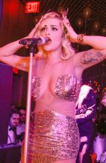 RITA ORA at Top of the Standard New Years Eve Party in New York