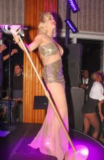 RITA ORA at Top of the Standard New Years Eve Party in New York
