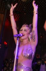 RITA ORA at Top of the Standard New Years Eve Party in New York