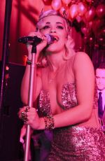 RITA ORA at Top of the Standard New Years Eve Party in New York