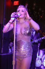 RITA ORA at Top of the Standard New Years Eve Party in New York