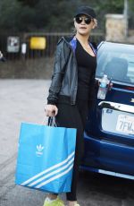 RITA ORA in Tights Out and About in Los Angeles 2701