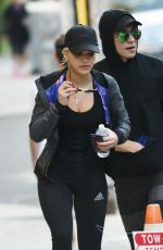 RITA ORA in Tights Out and About in Los Angeles 2701