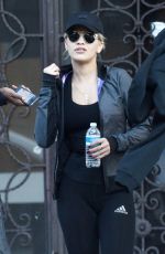 RITA ORA in Tights Out and About in Los Angeles 2701