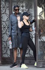 RITA ORA in Tights Out and About in Los Angeles 2701
